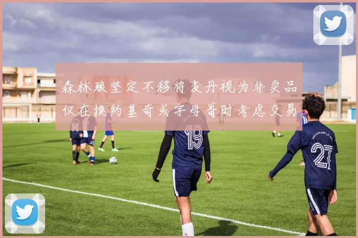 森林狼坚定不移将麦丹视为非卖品仅在换约基奇或字母哥时考虑交易